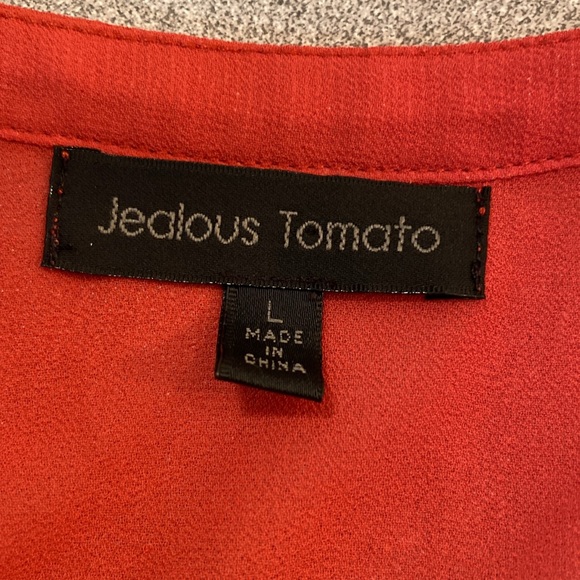 Jealous Tomato - Tunic style blouse. Size L - Picture 3 of 10